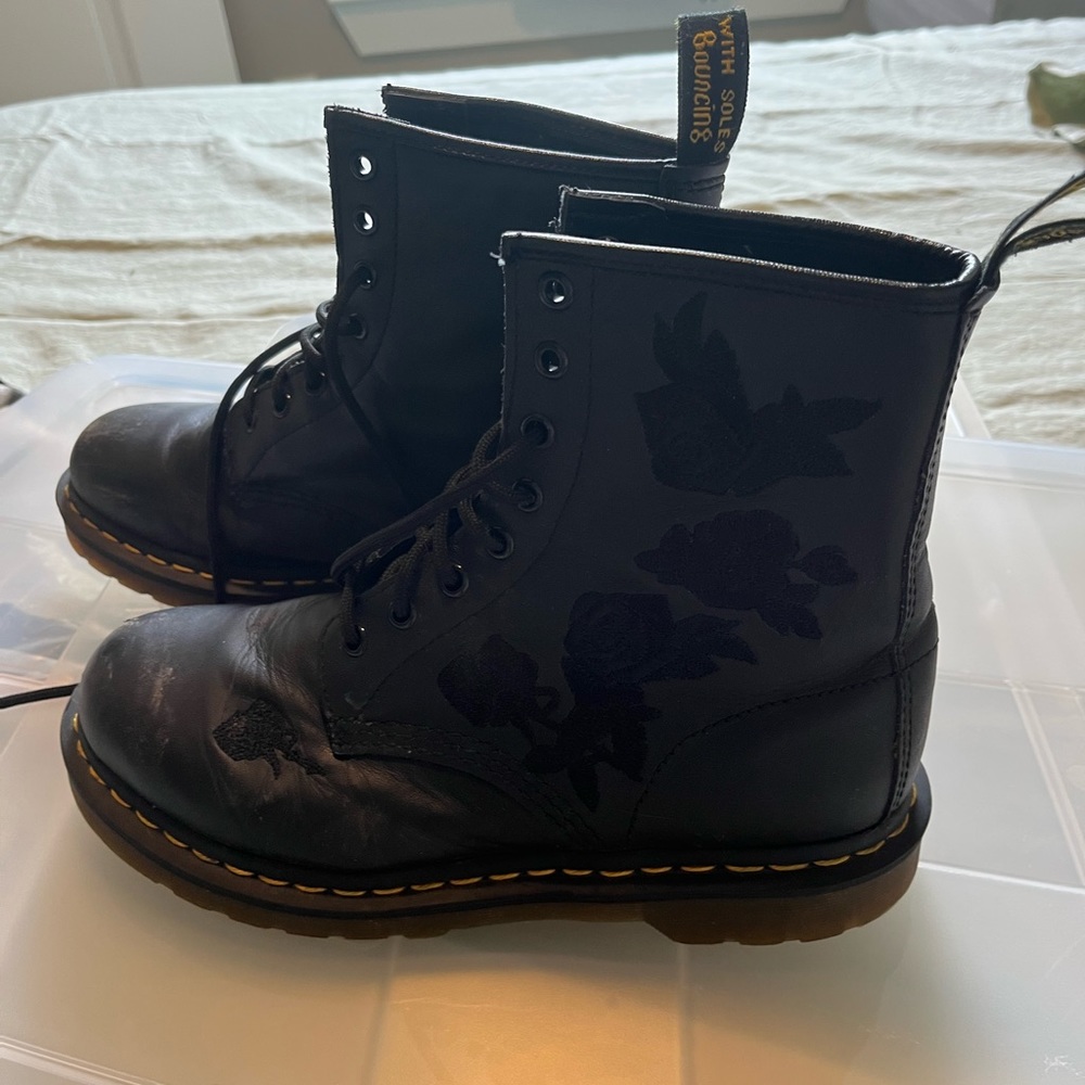 Black Dr. Marten Boots
